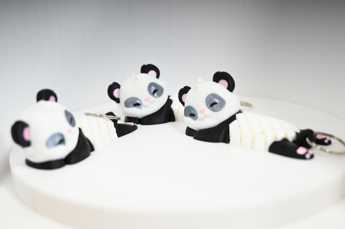 Flexi Panda bag tag or keychain