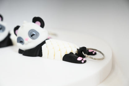 Flexi Panda bag tag or keychain