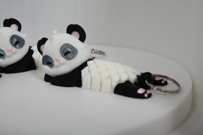 Flexi Panda bag tag or keychain