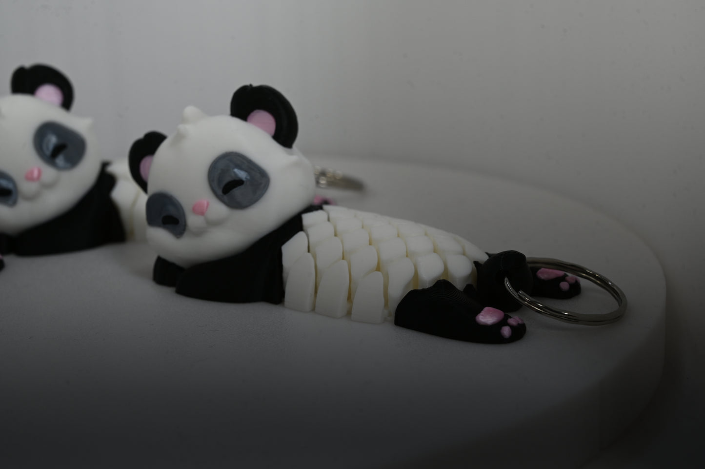 Flexi Panda bag tag or keychain