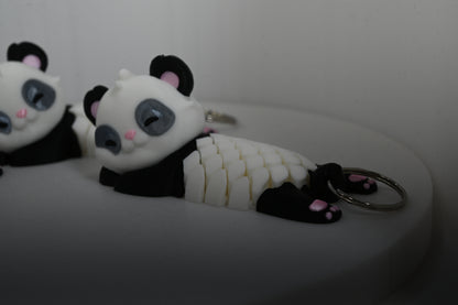 Flexi Panda bag tag or keychain