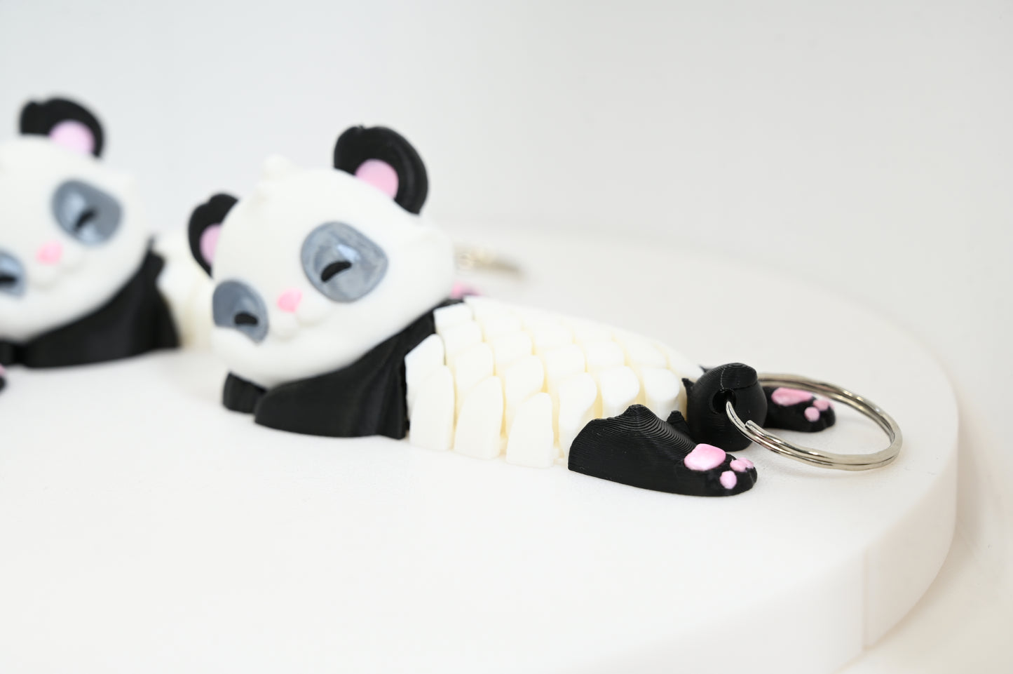 Flexi Panda bag tag or keychain