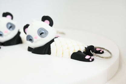 Flexi Panda bag tag or keychain