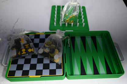 Travel board game case 4 in 1 fully self contained