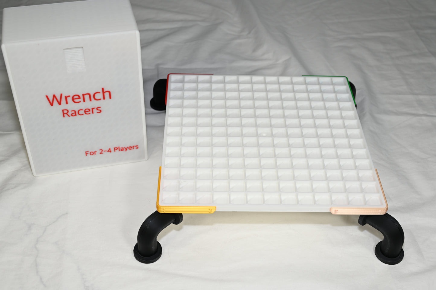 Wrench racers strategy board game for 2-4 players