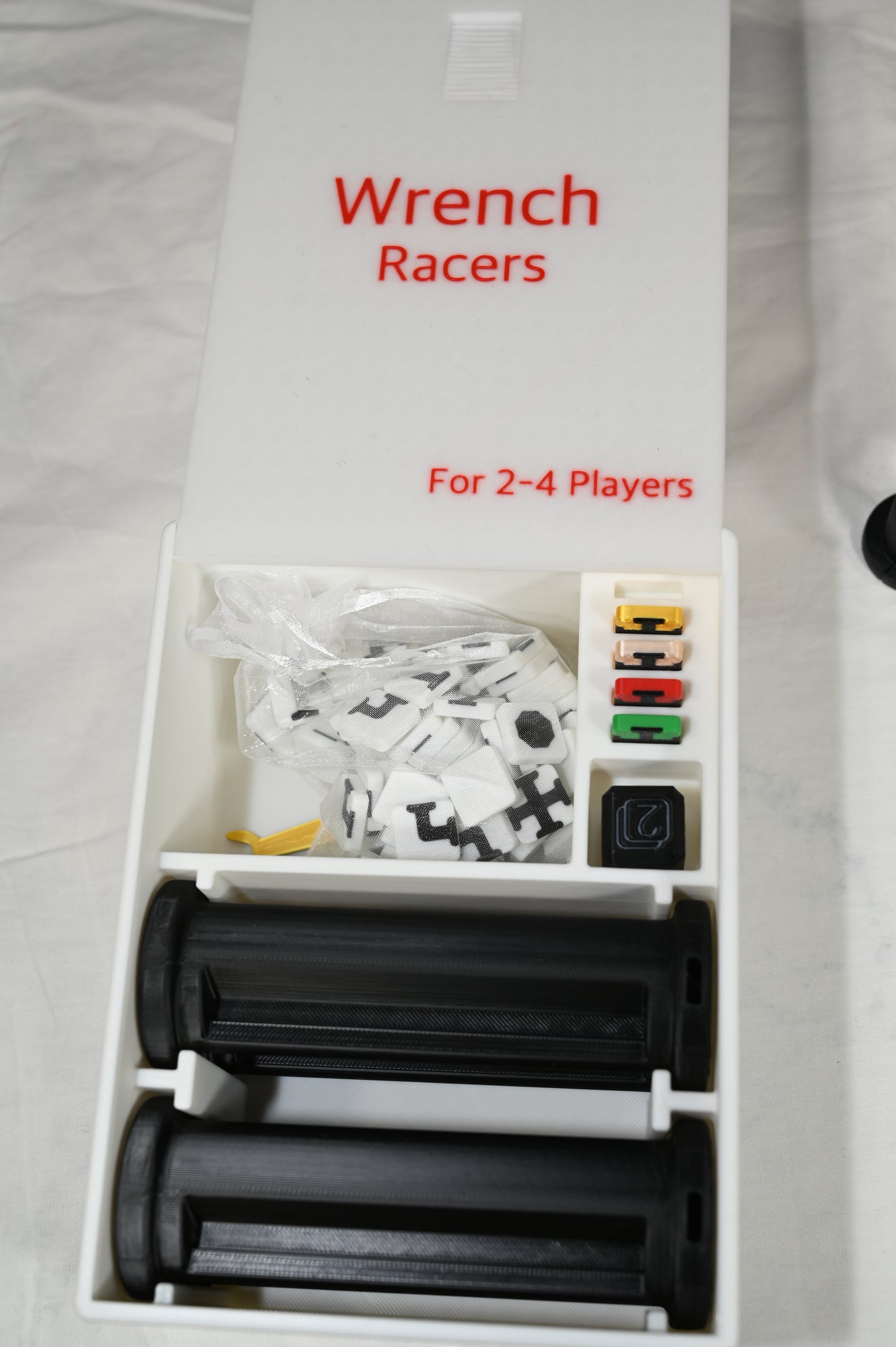 Wrench racers strategy board game for 2-4 players