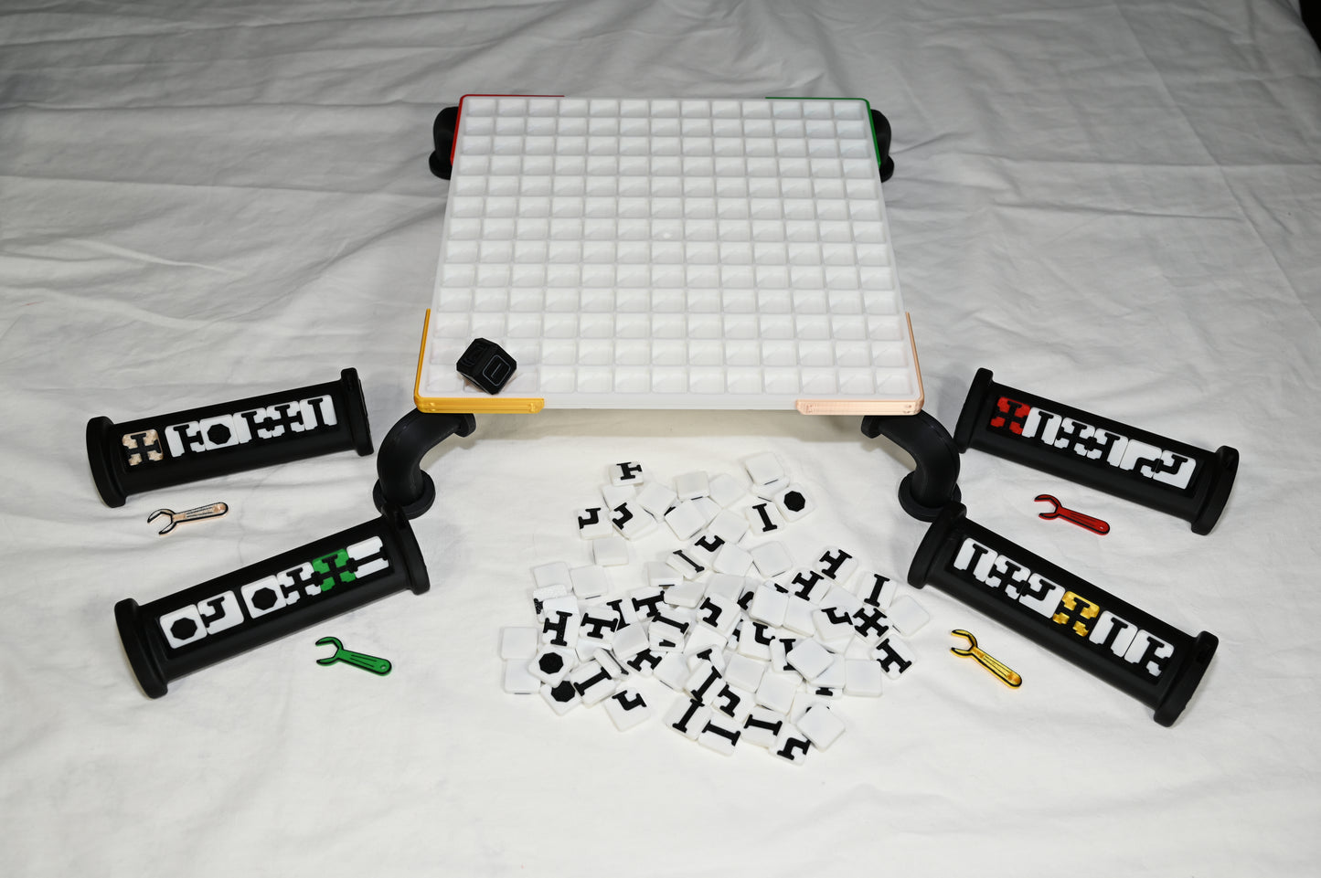 Wrench racers strategy board game for 2-4 players