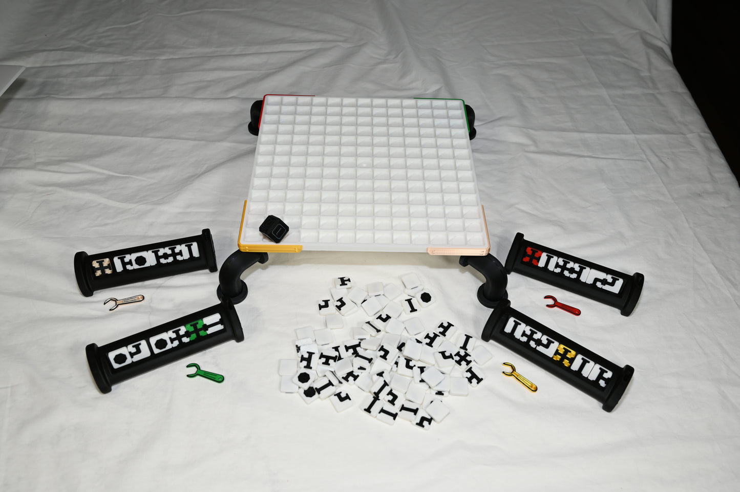 Wrench racers strategy board game for 2-4 players