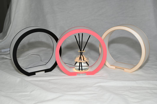 Round stylish diffuser lamp