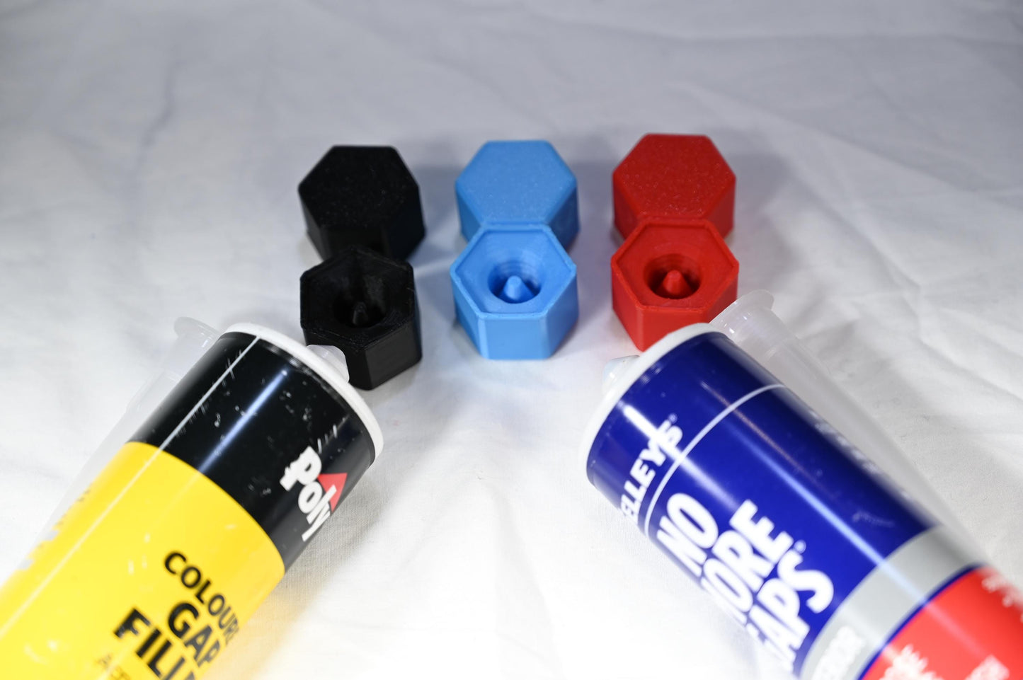 Tube Nuts - Silicone Tube Caps - Pack of 8 nuts.