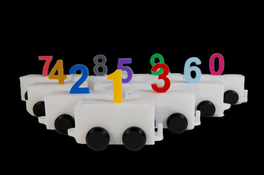 Number Blocks for train, all 10 blocks, educational numbers, montessori learning, mathematics, easy teaching, fun learning, numbers,
